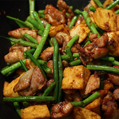 curry with green beans